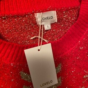 Love Red Sweater for Women